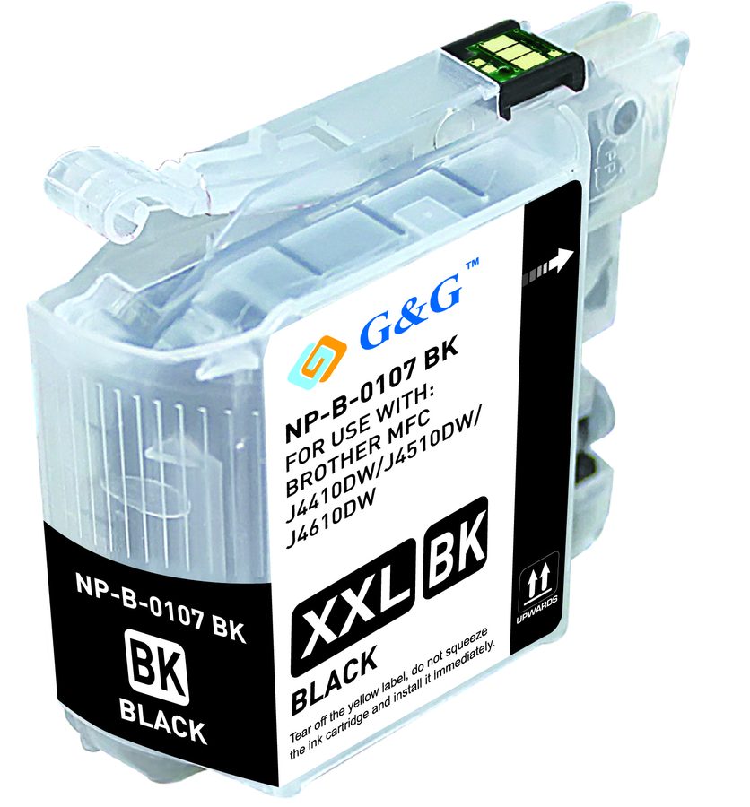 LC107BK compatible Brother cartridge